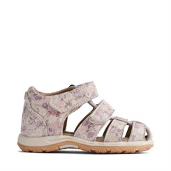 Wheat Frei L sandal - Clam multi flowers